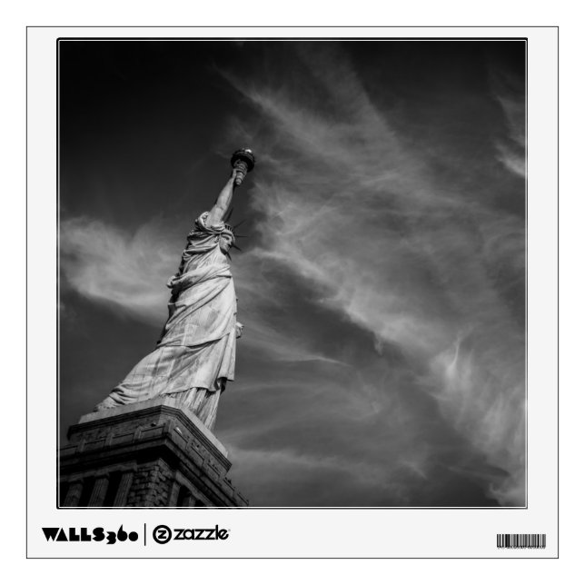 Monuments | Statue of Liberty Manhattan NYC Wall Decal (Front)