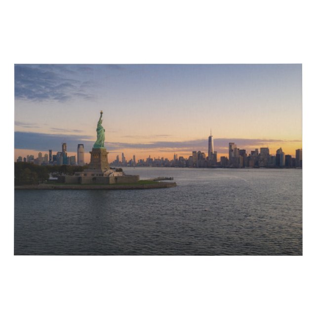 Monuments | Statue of Liberty NYC Faux Canvas Print (Front)