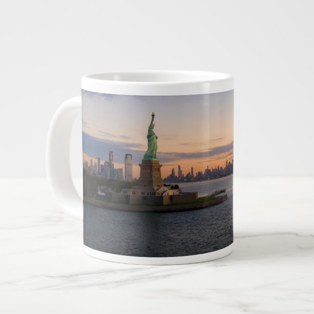 Monuments | Statue of Liberty NYC Giant Coffee Mug (Front Left)