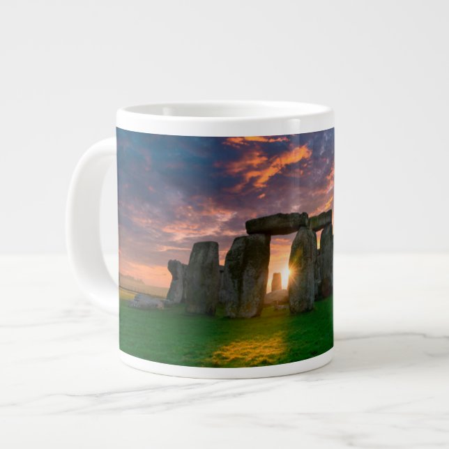 Monuments | Stonhenge, England Giant Coffee Mug (Front Left)