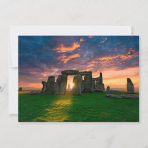 Monuments Stonhenge, England Thank You Card