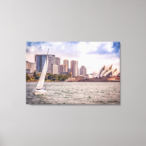 Monuments  Sydney Opera House Canvas Print