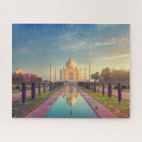 Monuments  Taj Mahal Colors Jigsaw Puzzle