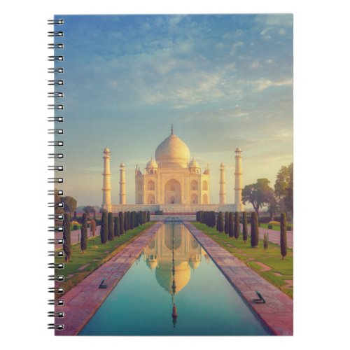 Monuments  Taj Mahal Colors Notebook