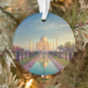 Monuments Taj Mahal Colors Ornament