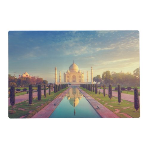 Monuments  Taj Mahal Colors Placemat