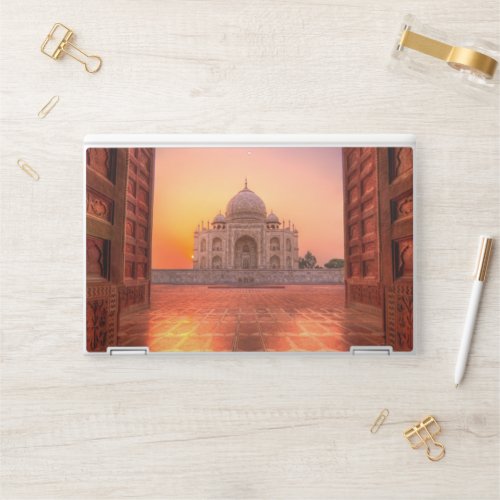 Monuments  Taj Mahal India at Sunset HP Laptop Skin