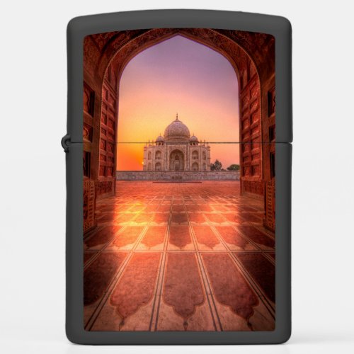 Monuments  Taj Mahal India at Sunset Zippo Lighter
