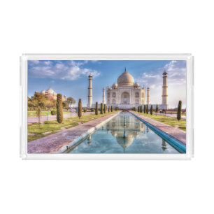 Monuments   Taj Mahal Sunrise Acrylic Tray