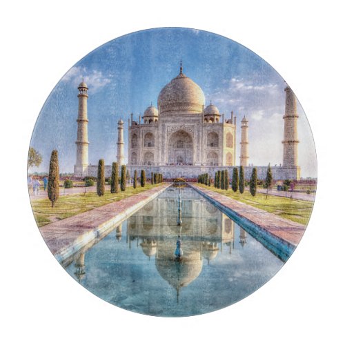 Monuments  Taj Mahal Sunrise Cutting Board