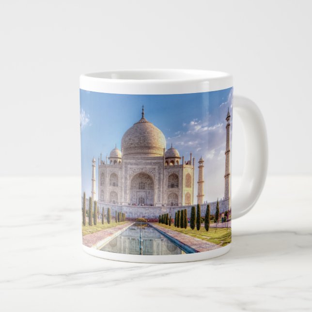 Monuments | Taj Mahal Sunrise Giant Coffee Mug (Front Right)