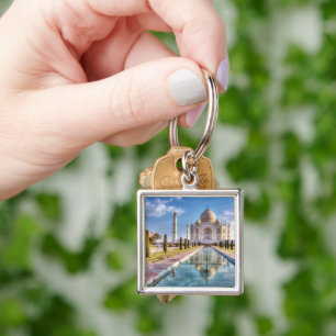Monuments Taj Mahal Sunrise Keychain