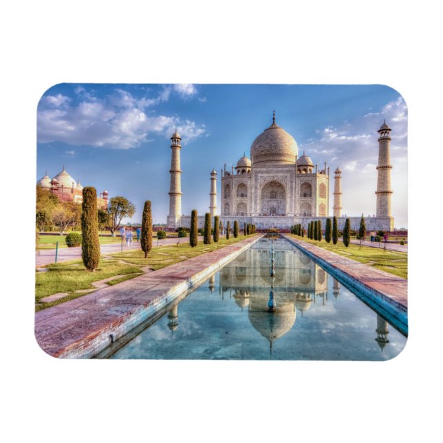 Monuments | Taj Mahal Sunrise Magnet (Horizontal)