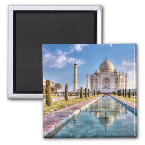 Monuments  Taj Mahal Sunrise Magnet
