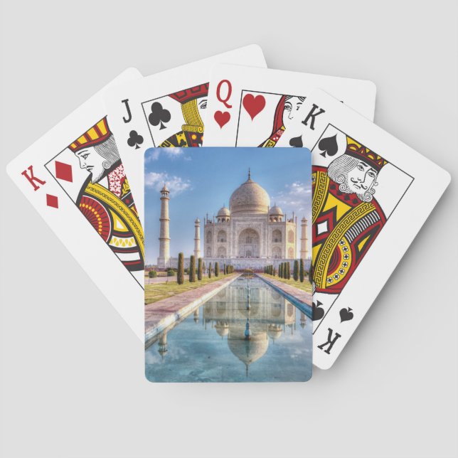 Monuments | Taj Mahal Sunrise Poker Cards (Back)