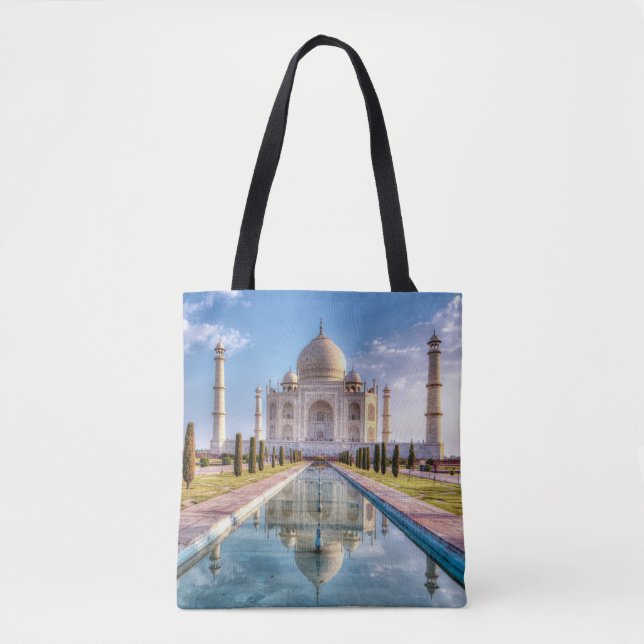 Monuments | Taj Mahal Sunrise Tote Bag (Front)