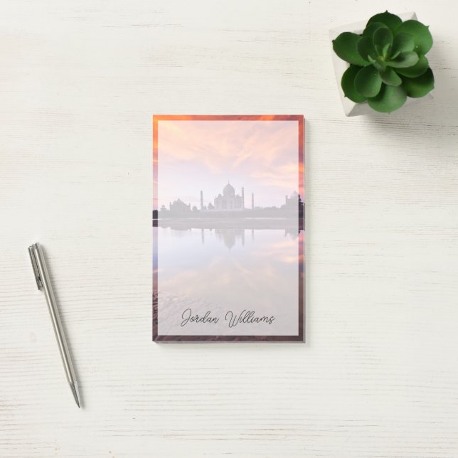 Monuments | Taj Mahal Sunset Post-it Notes (Office)