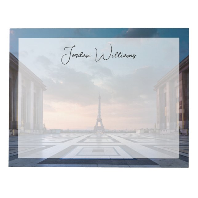 Monuments | The Eiffel Tower Notepad (Front)