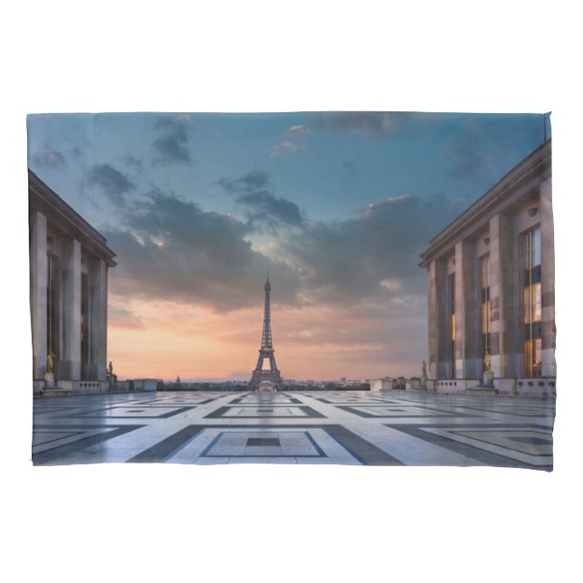 Monuments | The Eiffel Tower Pillow Case (Front)