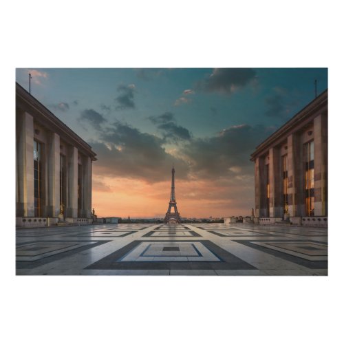Monuments  The Eiffel Tower Wood Wall Art