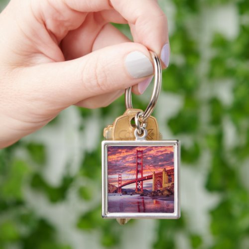 Monuments  The Golden Gate San Francisco CA Keychain