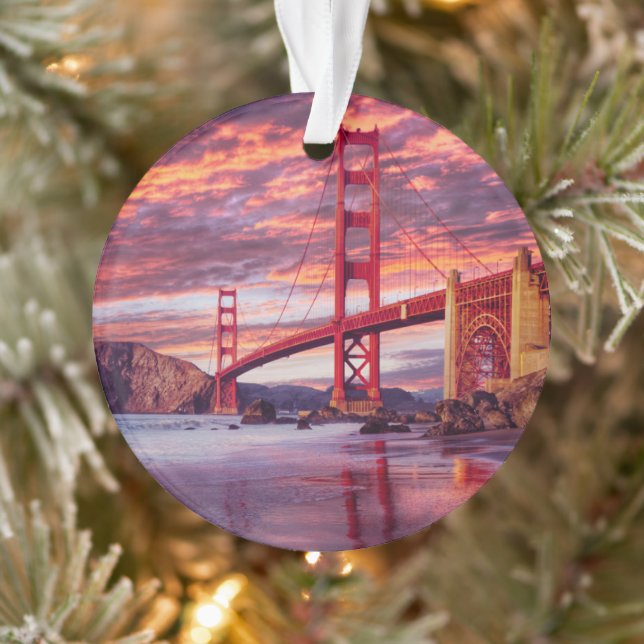 Monuments | The Golden Gate San Francisco, CA Ornament (Tree)