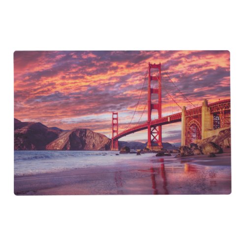 Monuments  The Golden Gate San Francisco CA Placemat