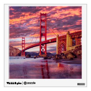 Monuments The Golden Gate San Francisco, CA Wall Decal