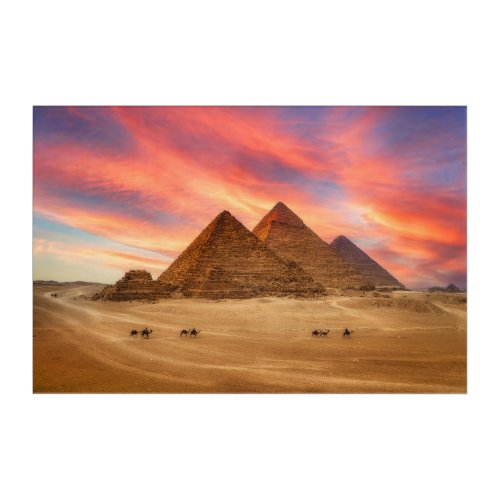 Monuments  The Great Pyramids Acrylic Print