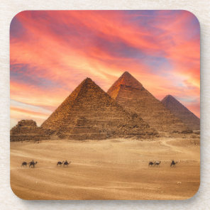Monuments | The Great Pyramids Beverage Coaster