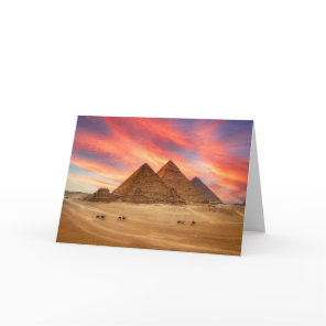 Monuments | The Great Pyramids Card