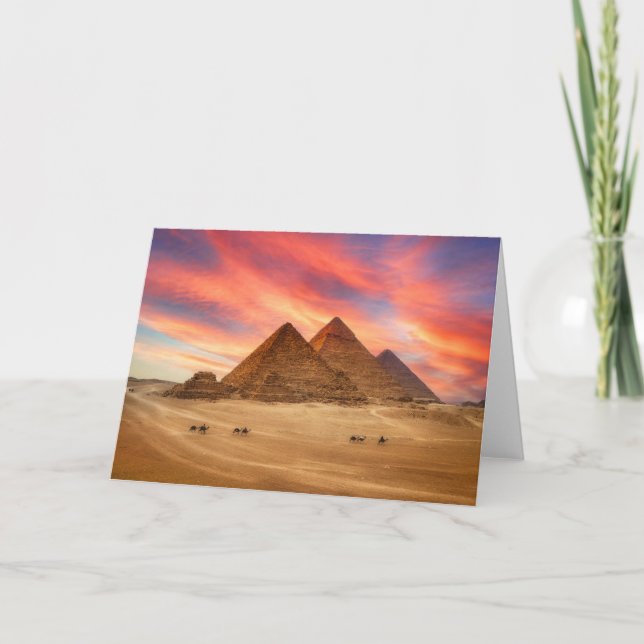 Monuments | The Great Pyramids Card (Front)