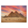 Monuments | The Great Pyramids Faux Canvas Print