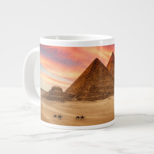 Monuments  The Great Pyramids Giant Coffee Mug