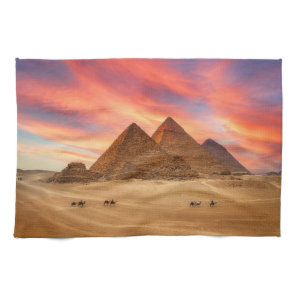 Monuments | The Great Pyramids Kitchen Towel