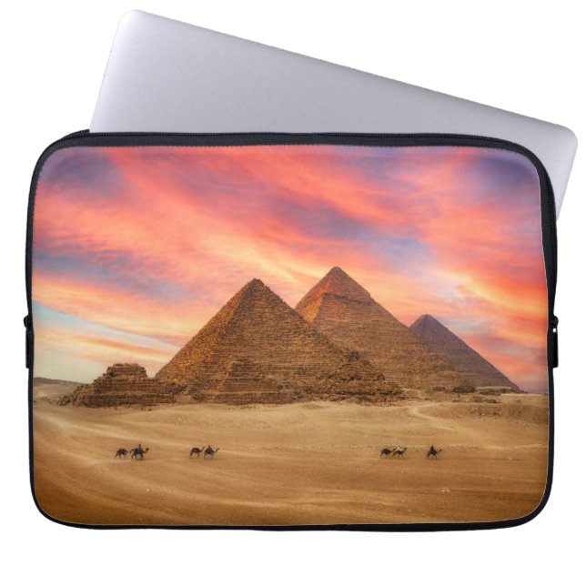 Monuments | The Great Pyramids Laptop Sleeve (Front)