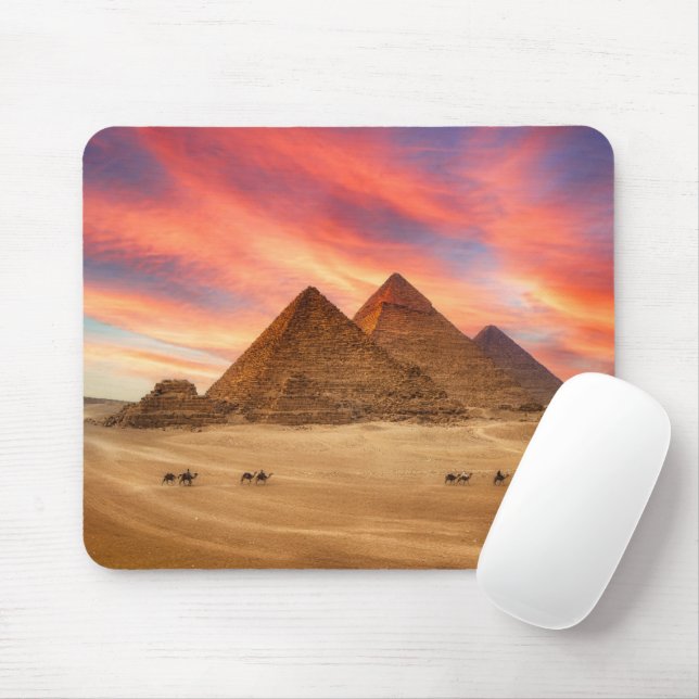 Monuments | The Great Pyramids Mouse Pad (With Mouse)
