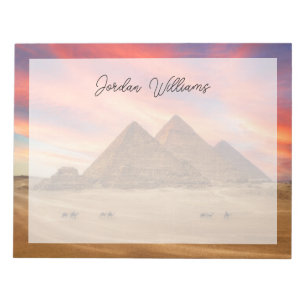 Monuments   The Great Pyramids Notepad