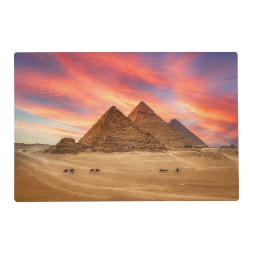 Monuments  The Great Pyramids Placemat
