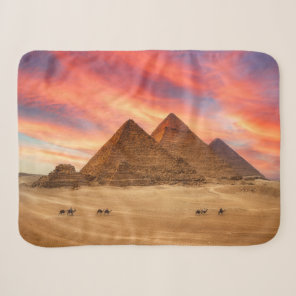 Monuments | The Great Pyramids Sherpa Blanket