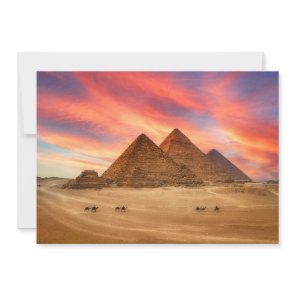 Monuments | The Great Pyramids Thank You Card