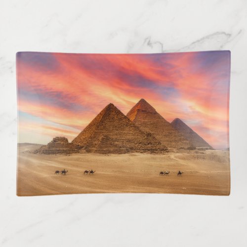 Monuments  The Great Pyramids Trinket Tray