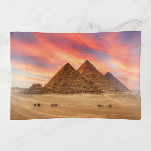 Monuments | The Great Pyramids Trinket Tray (Front)