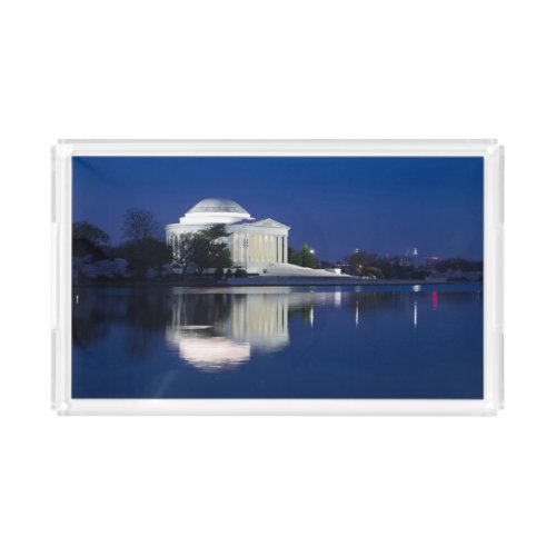Monuments  The Jefferson Memorial Acrylic Tray