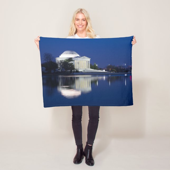 Monuments | The Jefferson Memorial Fleece Blanket (In Situ)