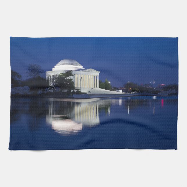 Monuments | The Jefferson Memorial Kitchen Towel (Horizontal)