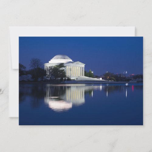 Monuments  The Jefferson Memorial Thank You Card