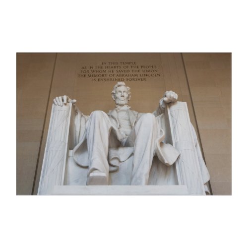Monuments  The Lincoln Memorial Acrylic Print