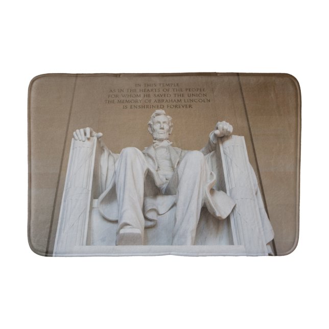 Monuments | The Lincoln Memorial Bath Mat (Front)