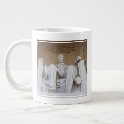 Monuments  The Lincoln Memorial Giant Coffee Mug